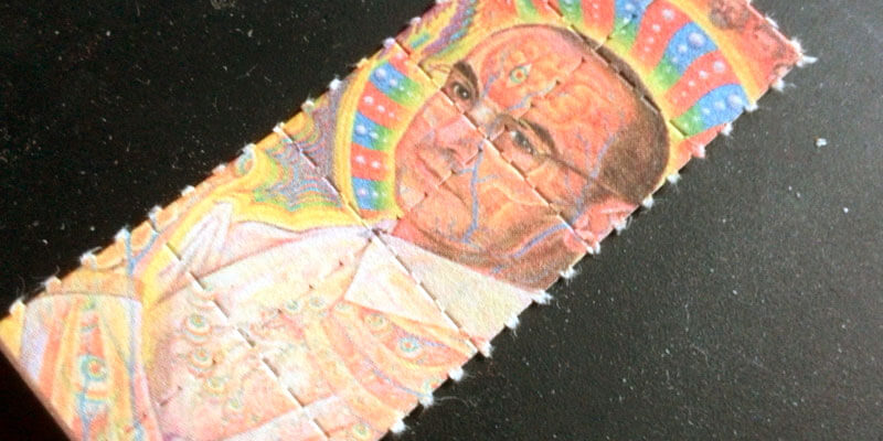LSD may have drawings on its surface