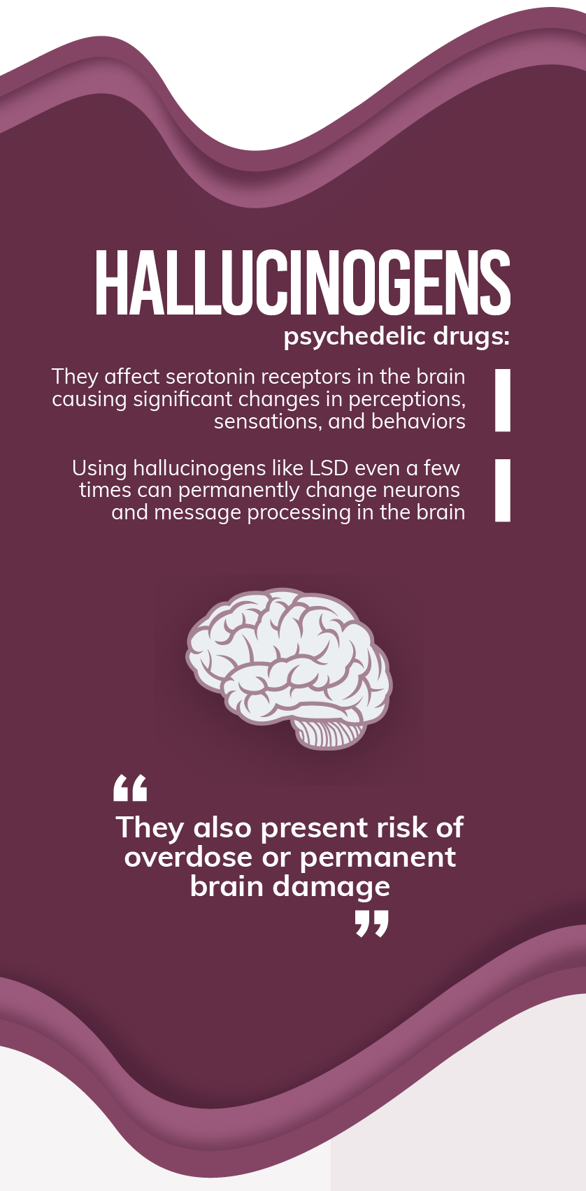 The short term effects of the drugs on the body are, heightened risk of stroke or heart attack, panic attacks, severe drowsiness or wakefulness, changes to heart rate abd blood pressure, escalation of harmful behaviors and dangerous sexual practices, unhealthy changes in appetite and overdose or death. The long tern effects of the drugs on the body are, impairment or disease in the liver and kidneys, hormonal changes, lung or heart disease, cancer, HIV, hepatitis and other transferable diseases and neurological changes. 